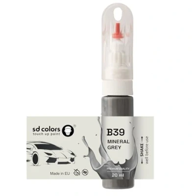 Afbeelding van SD COLORS Mineraalgrijze bewerkingsverf B39 5 ml praktische kwast voor het repareren van krassen (alleen lak)