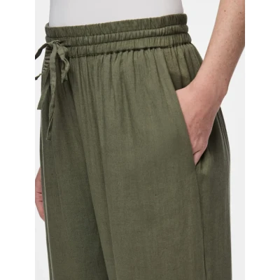 Afbeelding van Pieces MIT Weitem BEIN Pcpia Broek, Dames, Maat: XS, Deep lichen green