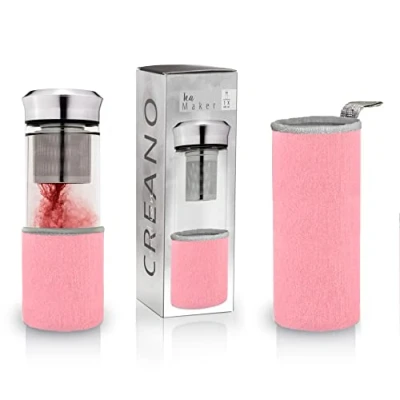 Afbeelding van Creano Theepot to go 400ml Roze