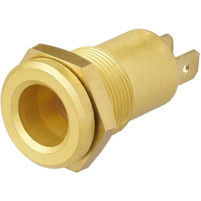 Afbeelding van Pro Plus Inbouwdoos DIN 12 Volt Messing Ø 18 mm blister