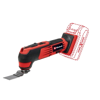 Afbeelding van Einhell accu Multitool TE MG 18/1 Li Solo Power X Change 18 V/Li ion Incl. 9x schuurpapier en 3 verschillende zaagbladen Excl. lader