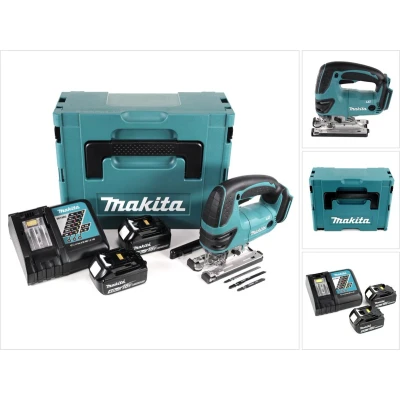 Afbeelding van Makita DJV180RMJ 18V Li Ion Accu decoupeerzaag set (2x 4.0Ah accu) in Mbox D greep variabel