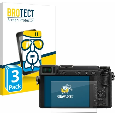 Afbeelding van BROTECT Screenprotector voor Panasonic Lumix DMC GX80 Folie Beschermfolie Beschermglas transparant (3 Stuks)