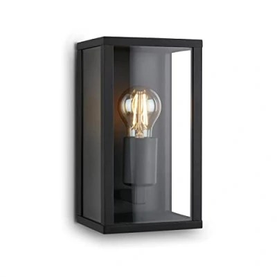 Afbeelding van Briloner Leuchten LUANDA Buitenlamp 3638 015 E27 fitting zwart IP44 26 x 14 13,5 cm