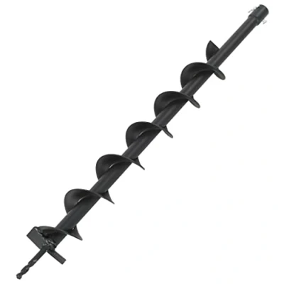 Afbeelding van vidaXL Grondboor Legering 80 mm Grondboorbit Boren Boorgereedschap Boor Grond
