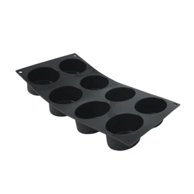 Afbeelding van DE BUYER 1975.01 Moulflex zwart 15 mini taartjes