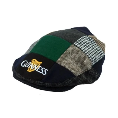Afbeelding van Guinness Officiële merchandise hoed heren, Veelkleurig Zwart/Grijs/Crème