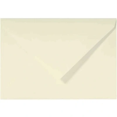Afbeelding van Lalo 21416L Een verpakking met 25 enveloppen, rubber, 11,4 x 16,2 cm, Frans design, ivoorkleurig
