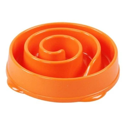 Afbeelding van Pawise Slow Feeder Swirl Grijs Hondenvoerbak 22x22x5 cm