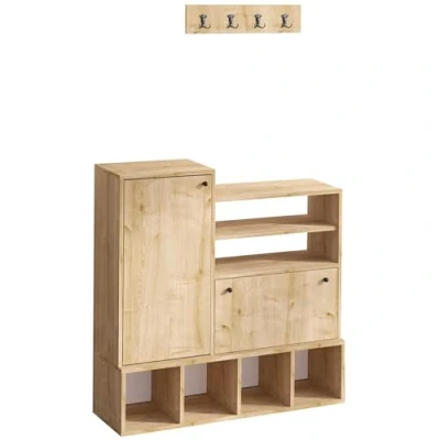 Afbeelding van Schoenenkast Emerald 100% Melamine Eik 18mm Dikte