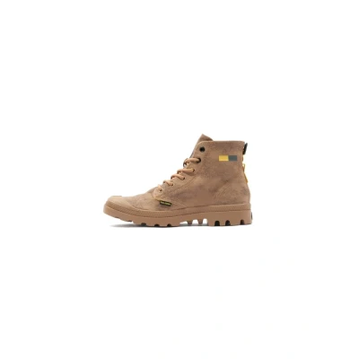 Afbeelding van Palladium Pampa enkellaars, uniseks, 46 EU, bruin, Bruin