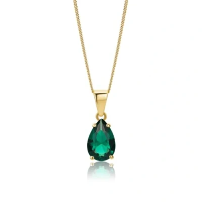 Afbeelding van Miore Geelgouden Blauwe Saffier Ketting met Hanger Dames Conflictvrije Edelstenen 9 Karaat Geelgoud Handgemaakte Hoogwaardige Sieraden