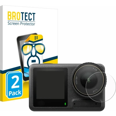 Afbeelding van BROTECT Screenprotector voor DJI Osmo Action 4 (Lens) Folie Beschermfolie transparant (2 Stuks)