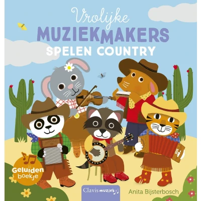 Afbeelding van Geluidenboek. Vrolijke muziekmakers spelen country