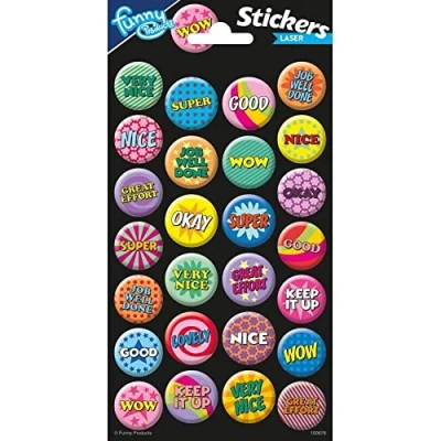 Afbeelding van Funny Products Stickers Reward Junior 20 X 10 Cm Papier 26 Stuks