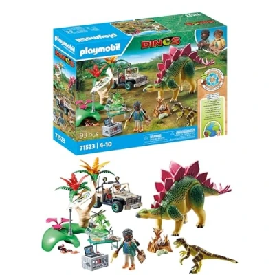 Image de Playmobil Dinos 71523 Campement des explorateurs dinosaures