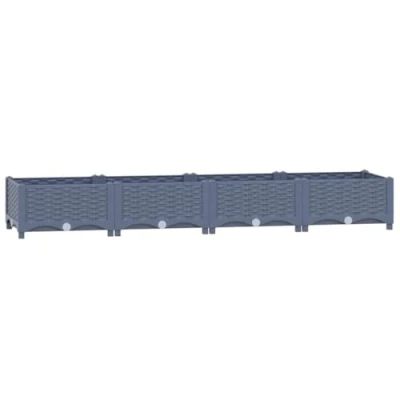 Afbeelding van Plantenbak verhoogd 160x40x23 cm polypropyleen