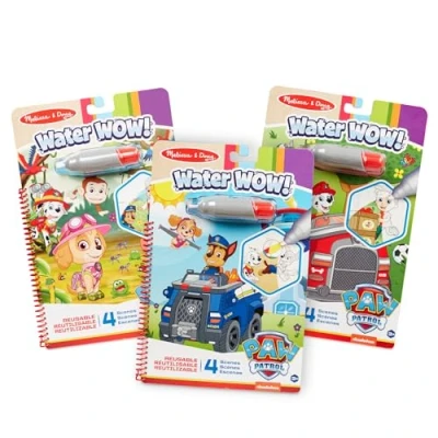 Afbeelding van Melissa &amp; Doug Paw Patrol water Wow Set van 3 Schilderscènes met