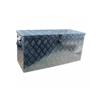Afbeelding van Gereedschapkist aluminium 840x310x400mm Novio Disselboxen BouwmanAanhangwagens.nl
