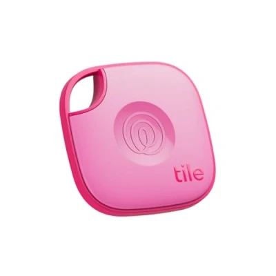 Afbeelding van Tile by Life360 Mate (2024) Bluetooth tracker, sleuteldetector en objectzoeker voor sleutels, tassen meer. Telefoondetector, compatibel met iOS Android, 1 stuk (Pink Punch)
