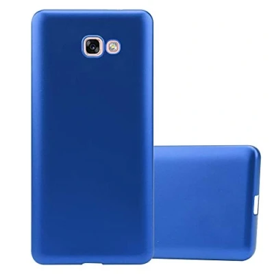 Afbeelding van Cadorabo Hoesje geschikt voor Samsung Galaxy A7 2017 in METAAL BLAUW Beschermhoes gemaakt van flexibel TPU silicone Case Cover