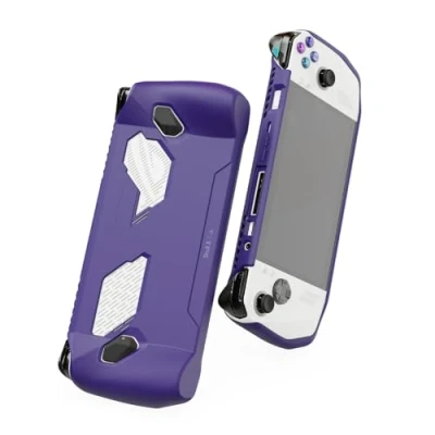 Afbeelding van Skull &amp; Co. GripCase Ally for ROG Ally: een zachte beschermhoes met gestructureerde handgrepen, volledige bescherming en standaard, antislip schokdemping krasbestendig afdekkingsontwerp