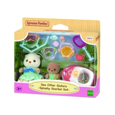 Afbeelding van Sylvanian Families 5804 Zeeotter zussen Splashy Snorkel set