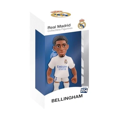 Afbeelding van MINIX FIGURINES MN18383 Bellingham Real Madrid verzamelfiguur 12 cm voor tentoonstelling, cadeau idee kinderen en volwassenen, voetbalfans