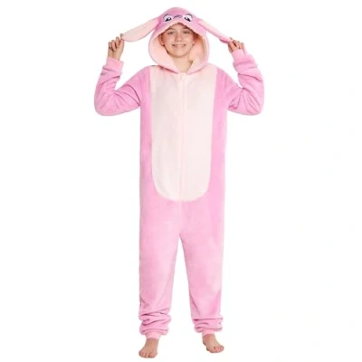 Afbeelding van Disney Stitch pyjama voor kinderen, overall, pyjama, onesie van fleece meisjes, tieners, 2 15 jaar