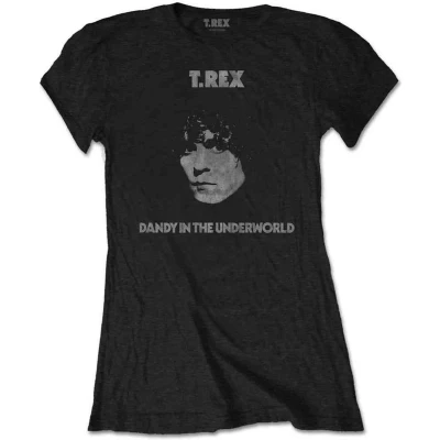 Afbeelding van T. Rex Dandy Dames T shirt XXL Zwart