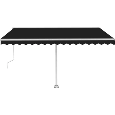 Afbeelding van vidaXL Luifel vrijstaand automatisch 400x350 cm antracietkleurig