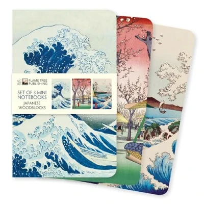 Afbeelding van Japanese Woodblocks Mini Notebook Collection
