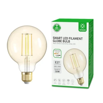 Afbeelding van Woox R5139 Filament slimme LED lamp E27 / G95 WiFi