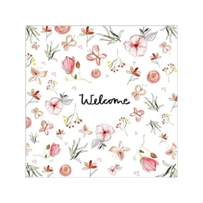 Afbeelding van Ppd Serviet Welcome 33x33cm