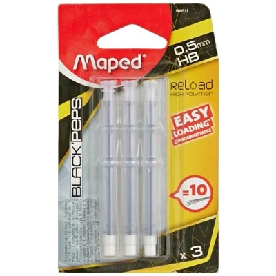 Image de 30 Mines 05mm HB MAPED Reload recharge Porte mine