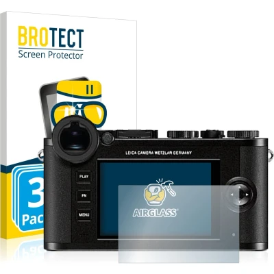 Afbeelding van BROTECT Screenprotector voor Leica CL Folie Beschermfolie Beschermglas transparant (3 Stuks)