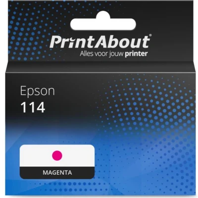 Afbeelding van Huismerk Epson 114 (C13T07B340) Inktcartridge Magenta