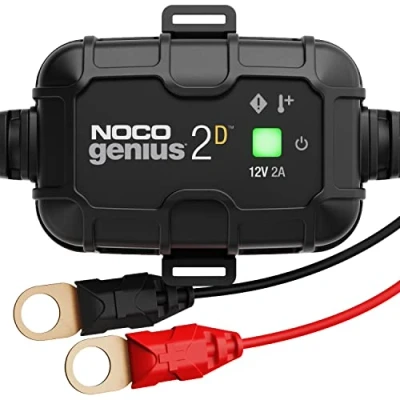 Afbeelding van NOCO GENIUS2DEU, 2A Direct Te Monteren Automatische Oplader, 12V Batterijlader, AGM, SLA en Gel Auto Acculader, Onderhoudslader, Druppellader Desulfator Auto, Boot, SUV, RV, Camper, Vrachtwagen