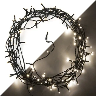 Afbeelding van Standaard kerstverlichting 14 meter Lumineo (120 LEDs, Binnen/Buiten, Warm wit, Timer, Dimmer)