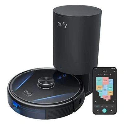 Image de Aspirateur Robot Eufy RoboVac LR30 Hybrid+ T2181G11 62dB Alexa and Google Assistant Noir