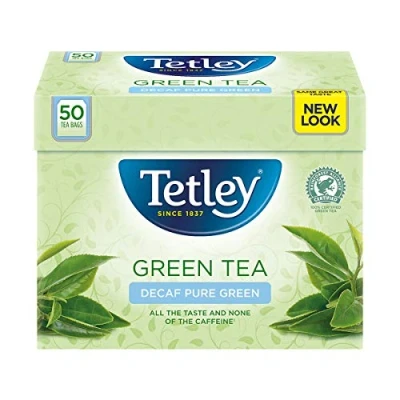 Afbeelding van Tetley Green Tea Decaf 50 Bags 100 g