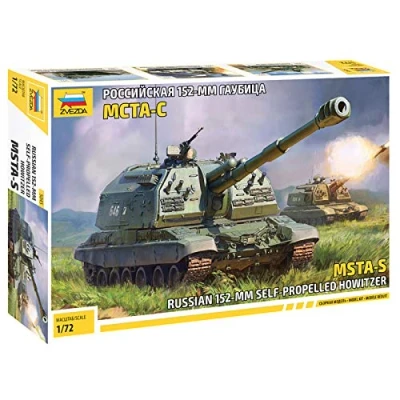 Afbeelding van Zvezda Msta s Self Propelled Howitzer (8/19) * (Zve5045) modelbouwsets, hobbybouwspeelgoed voor kinderen, modelverf en accessoires