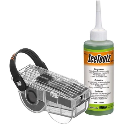 Afbeelding van Kettingreiniger met ontvetter (120ml) IceToolz 240C212 (set)