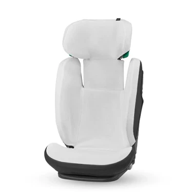 Afbeelding van Maxi Cosi Zomer Autostoelhoes voor RodiFix S/Pro i Size van Biologisch Katoen, Kinderautostoelhoes, Ademend en Vochtabsorberend Materiaal, Machinewasbaar, Duurzaam Natural White
