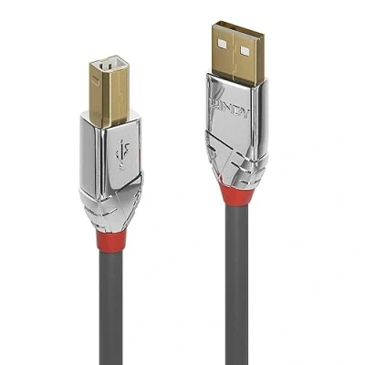 Image de Lindy CROMO Câble USB (M) pour type B 2.0 2 m rond gris