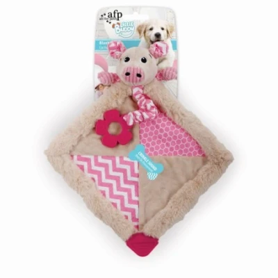 Afbeelding van All For Paws Blanky Piggy Hondenspeelgoed 38x34x8 cm Multi Color