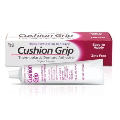 Afbeelding van Cushion Grip Zachte, buigzame thermoplastische kleefstof voor prothesen opnieuw in elkaar zetten en vastdraaien, 28 gram