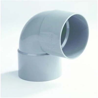 Afbeelding van Dyka Korte bocht 2x lijmmof 90 PVC keurmerk BRL52100 32mm