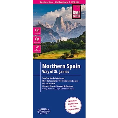 Afbeelding van Reise Know How Landkarte Spanien Nord/Jakobsweg 1 : 350.000