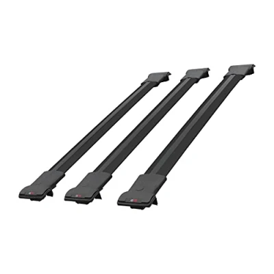 Afbeelding van Geschikt voor Ford Transit Tourneo Custom 2012 2022 Dakdrager Fly model 3 stangen zwart